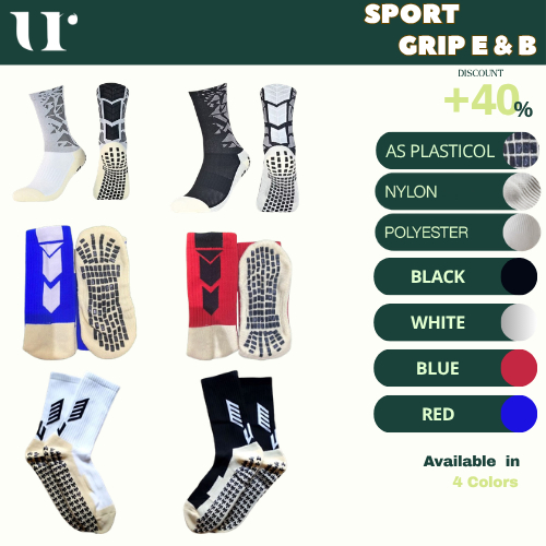 UR - Abstrak Motif Kaos Kaki Antislip Olahraga Futsal Sepakbola
