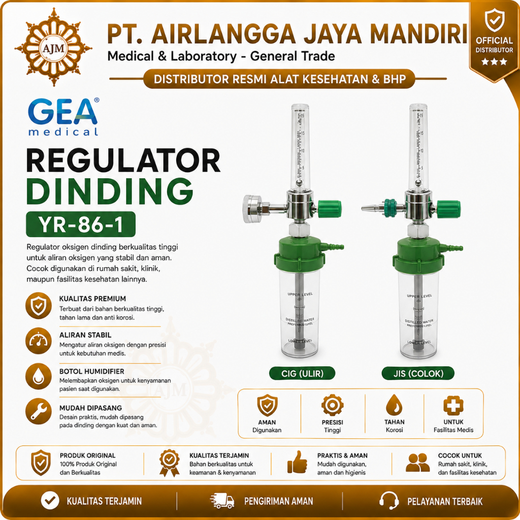 Gea Medical Regulator Dinding YR-86-1