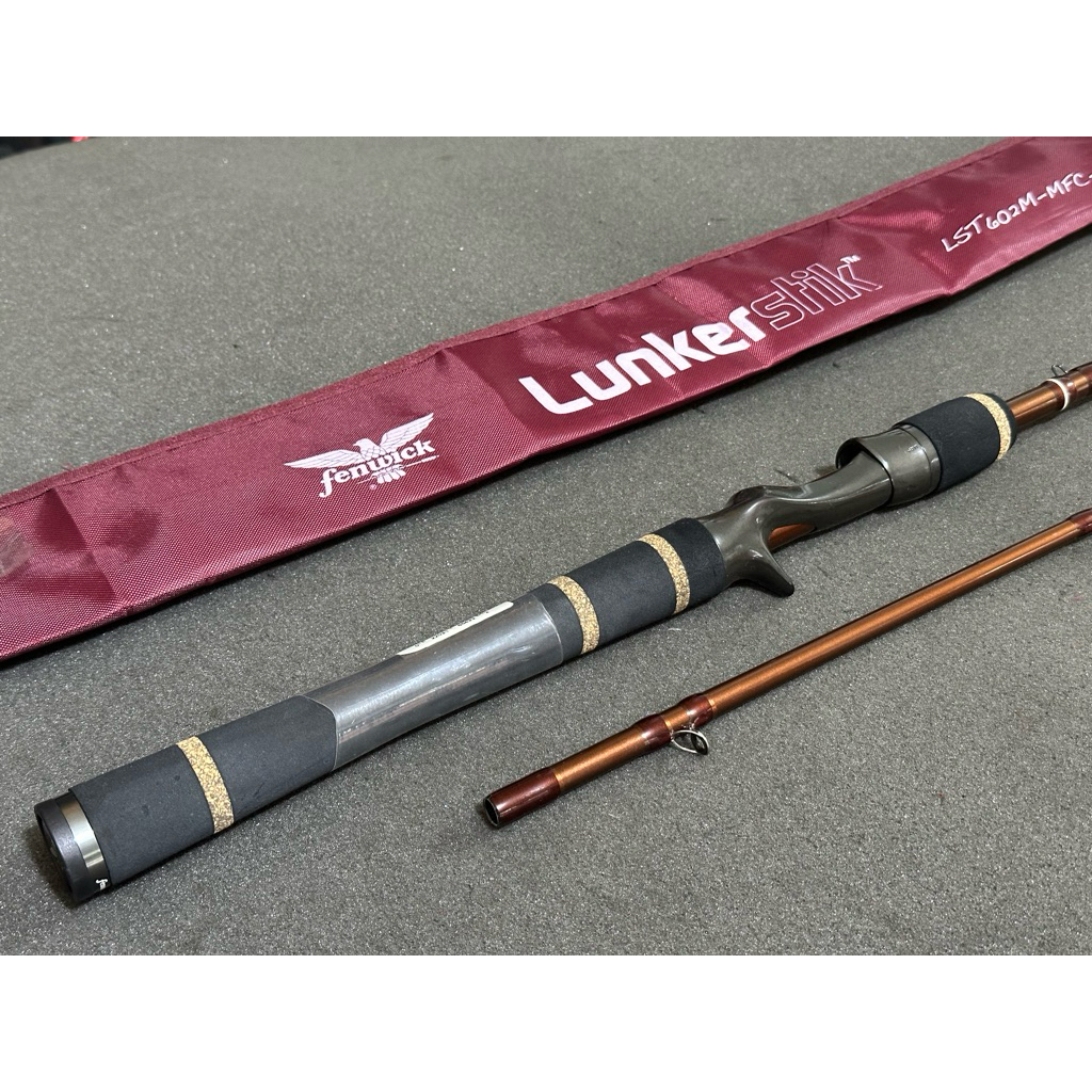 SISA 1 PCS JORAN BC FENWICK LUNKER STIK 602M 6-14LB 180CM FULL FUJI