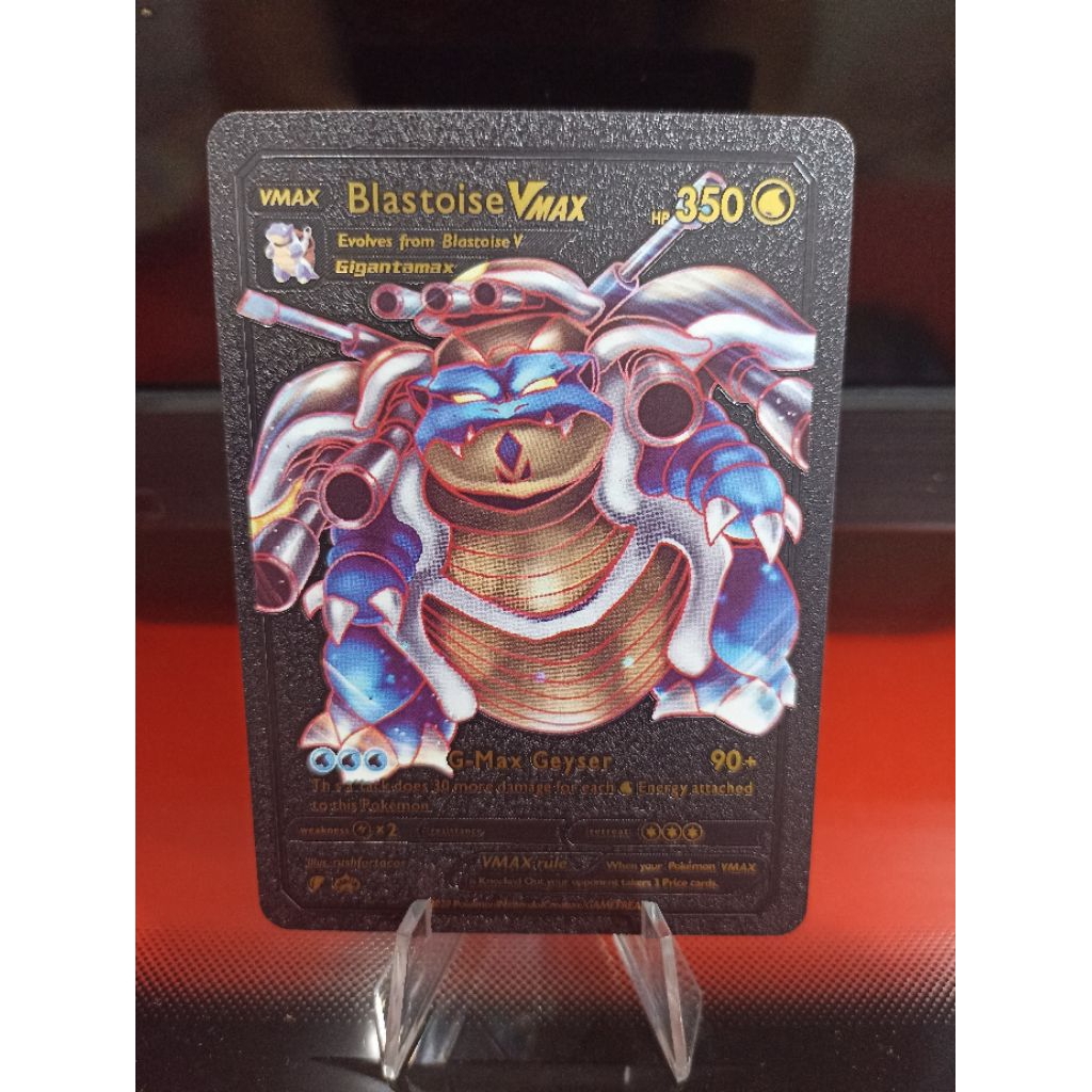 Kartu Pokemon Blastoise Black Card