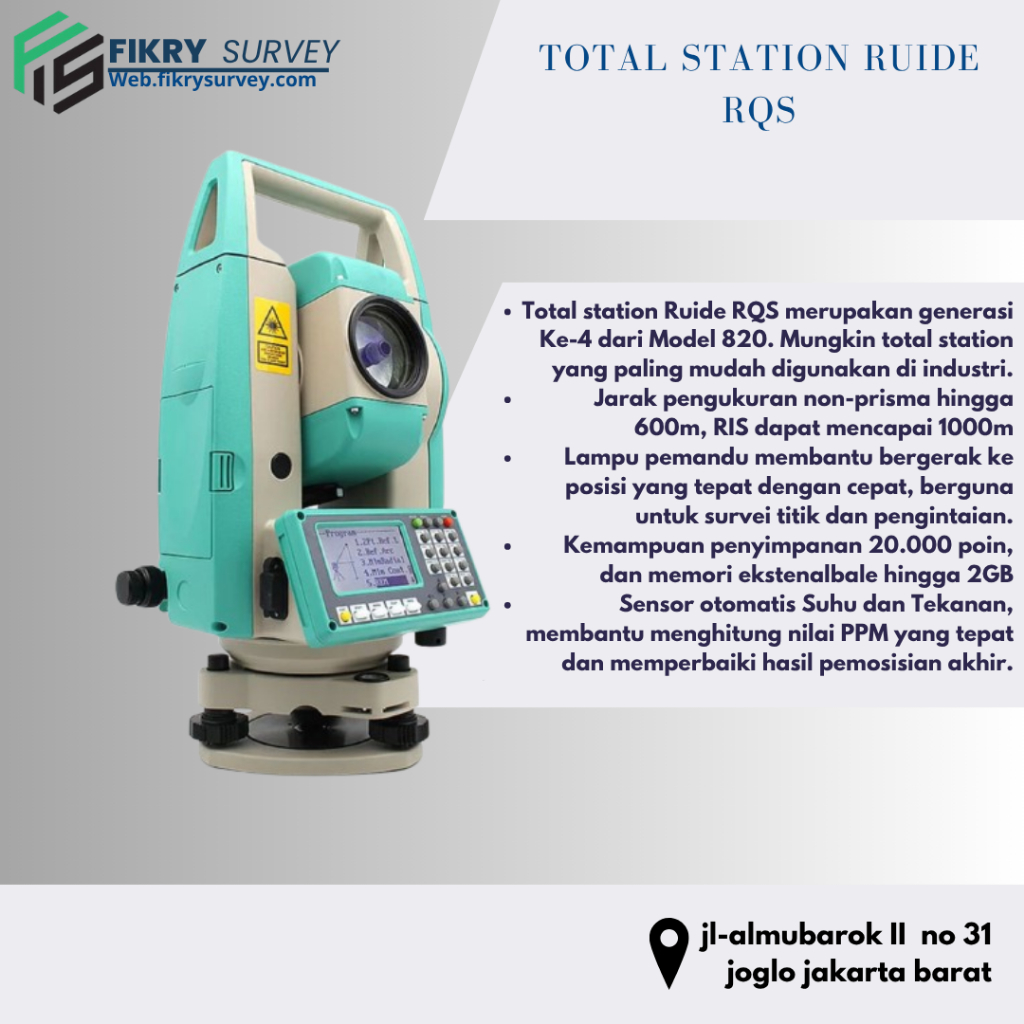 Total station Ruide RQS murah