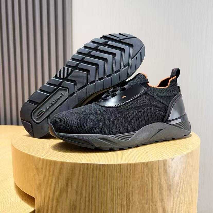 Sepatu Santoni Sneakers Pria Slip on Cowok