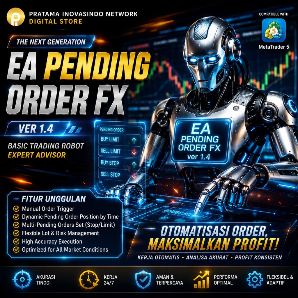 EA Pending Order Fx Ver 1.4 (Manual Trigger). Bisa untuk Forex dan Crypto