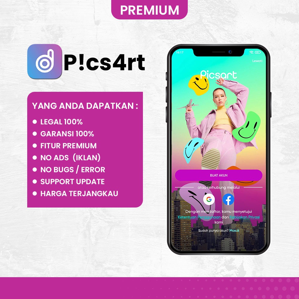 PICSART PRO 1 TAHUN