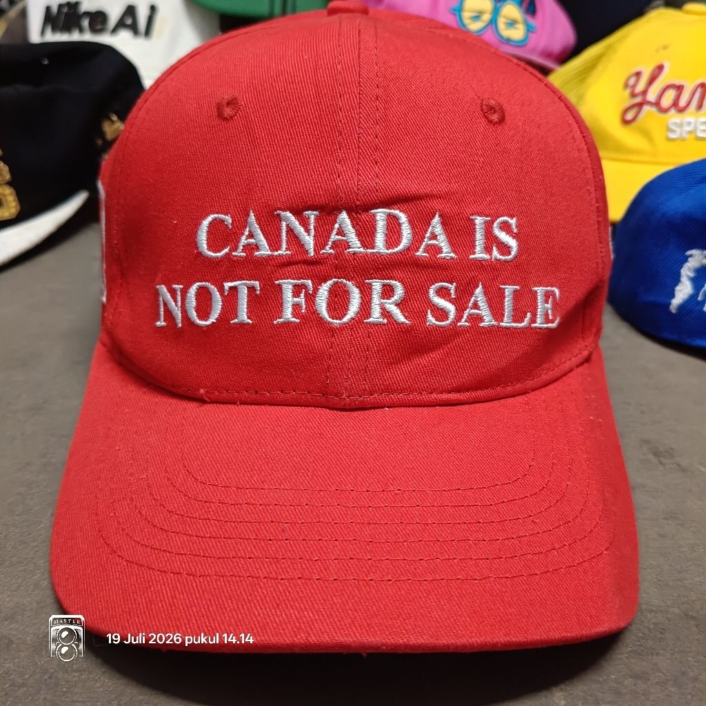Topi cap import CANADA IS NOT FORSALE
