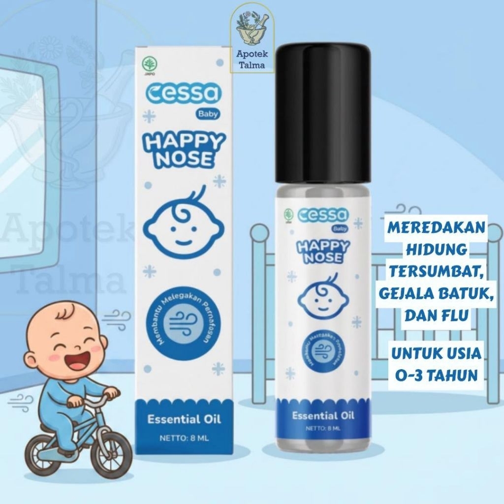 8ml Cessa Essential Oil Baby - Alami, Aman, Meredakan Gejala Flu dan Batuk