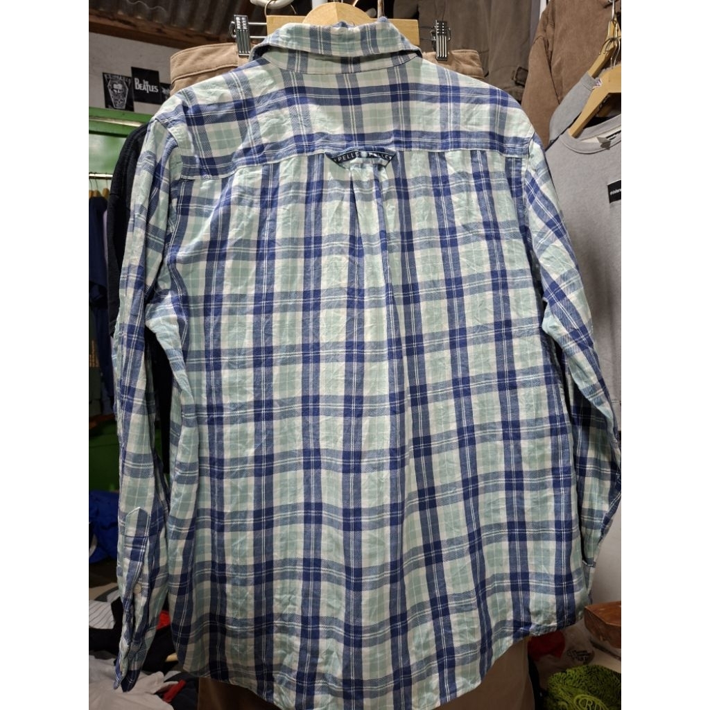 pelle pelle flanel kemeja pria