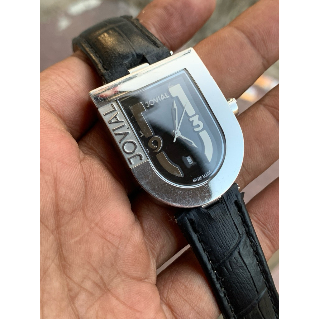 jovial classic jam tangan pria original swiss Made preloved/second/bekas