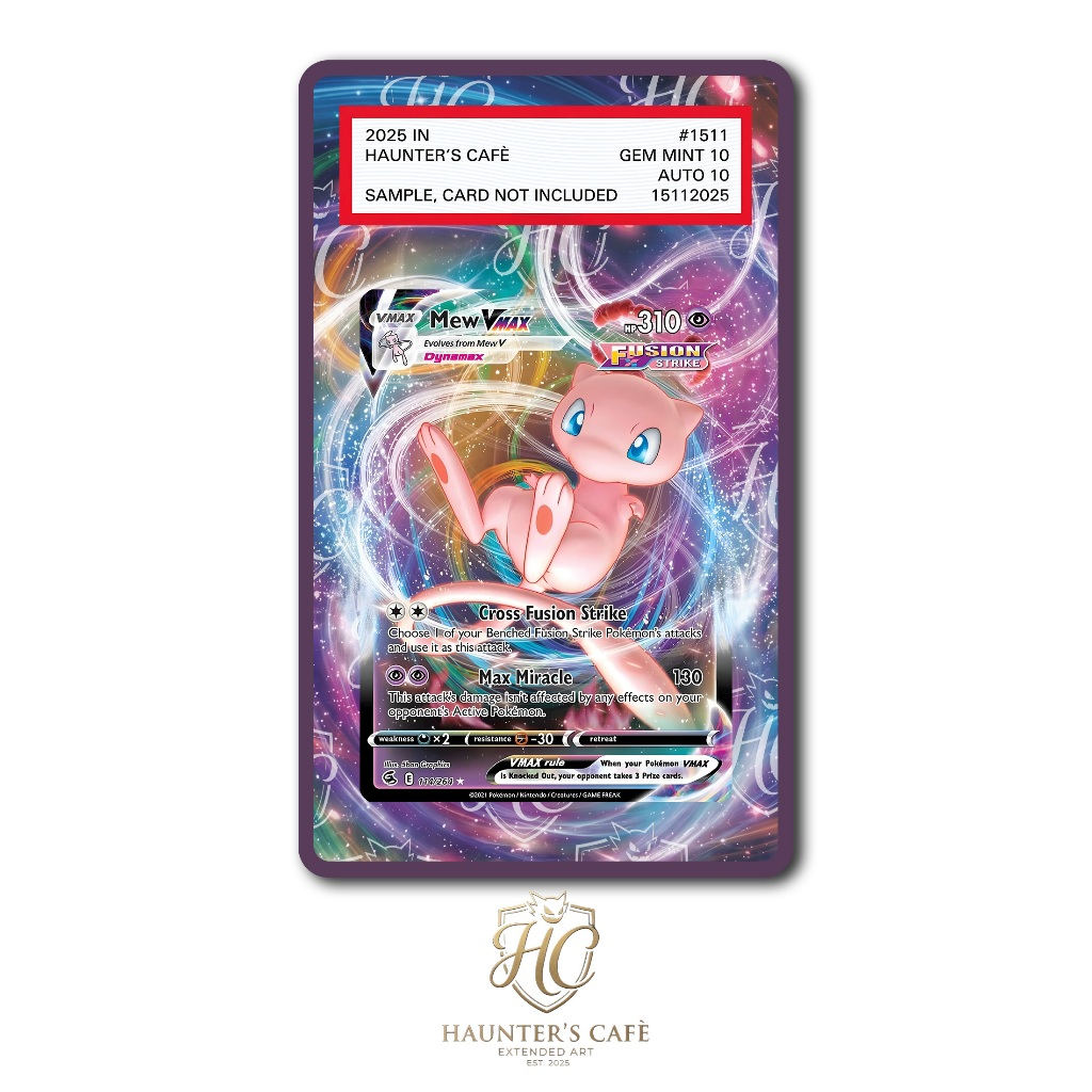 Mew VMAX #114 Pokemon Fusion Strike (Custom Extended Art)