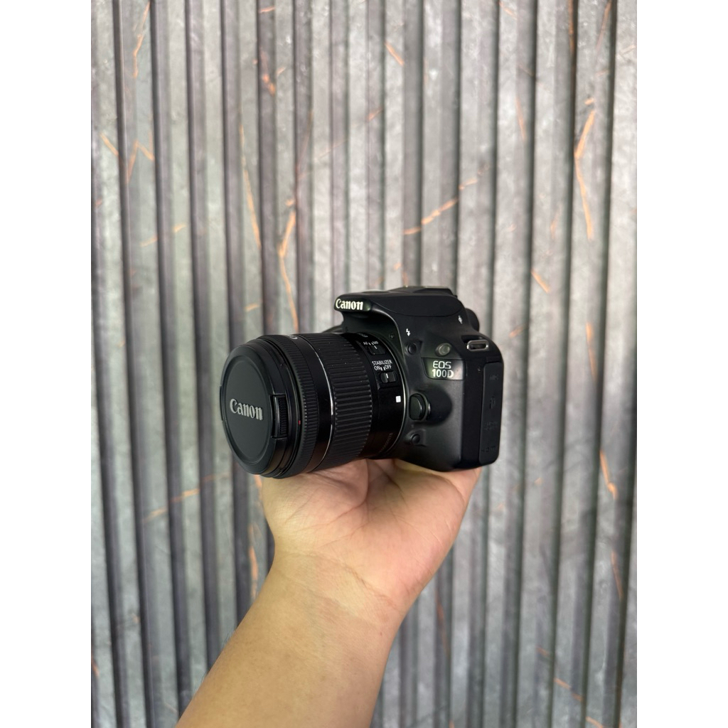[KAMERA DSLR] CANON EOS 100D BLACK MULUS SECOND BERGARANSI ORIGINAL