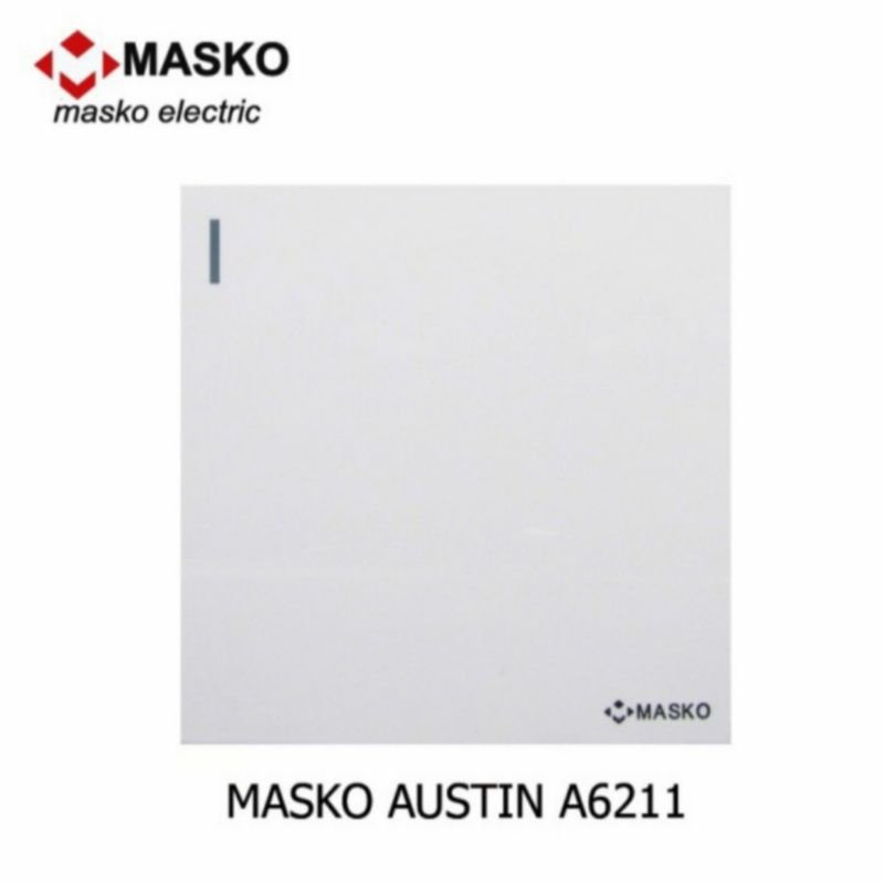 Masko Aura IB Saklar Single Engkel A-6211 White SNI