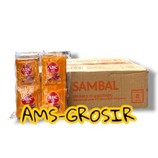 SAMBAL ABC ASLI 1000 18GR DUS ( 300 SACHET )