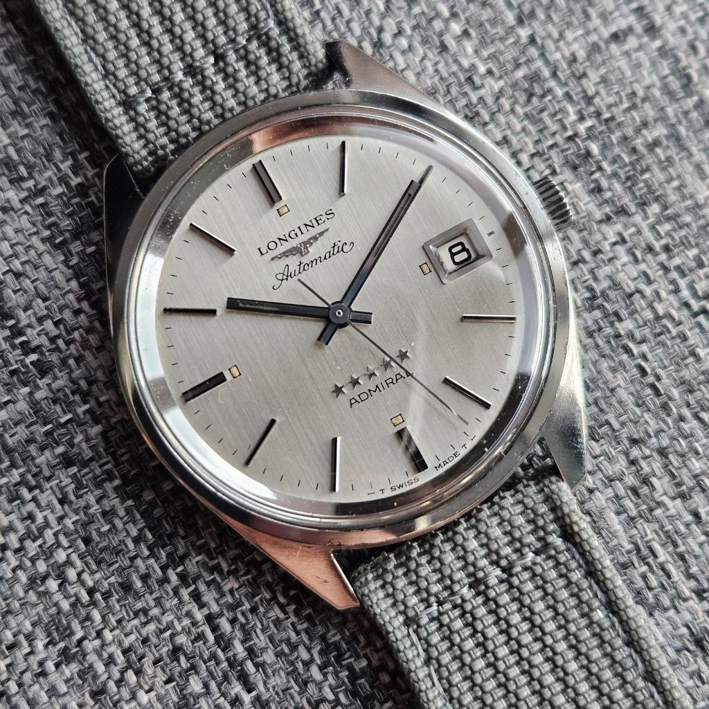 Longines Admiral 5 Star automatic Excellent Condition Original Jam Pria Vintage