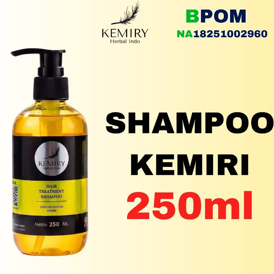 Shampo Kemiri Bakar untuk Rambut Rontok dan Ketombe, Cocok untuk Anak dan, Membantu Pertumbuhan Ramb