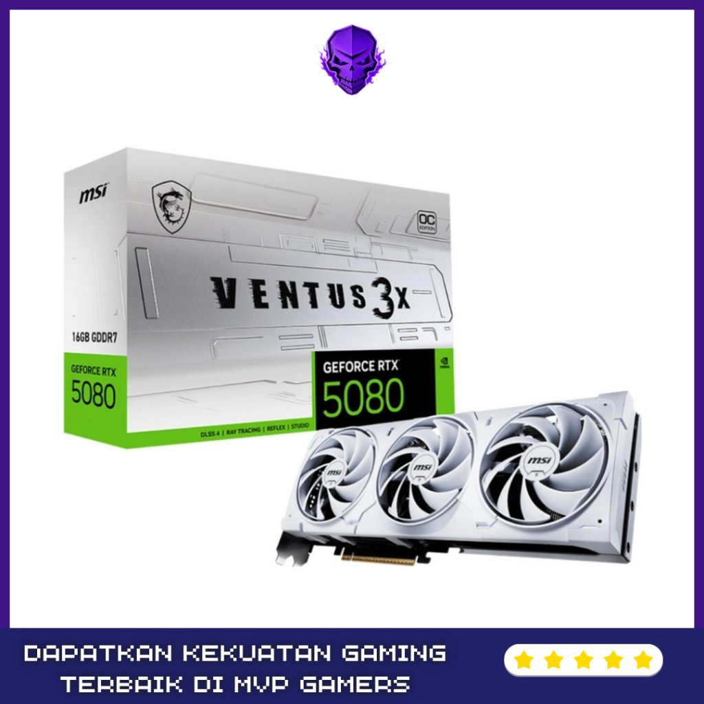 MSI RTX 5080 Ventus 3X OC White 16GB