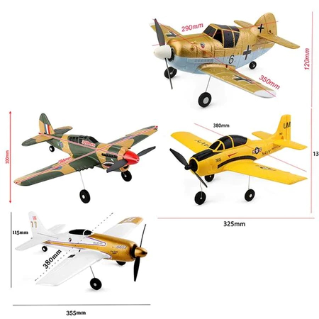 RC Pesawat Tempur 4CH Stunt Airplane RTF/ RC PESAWAT TEMPUR