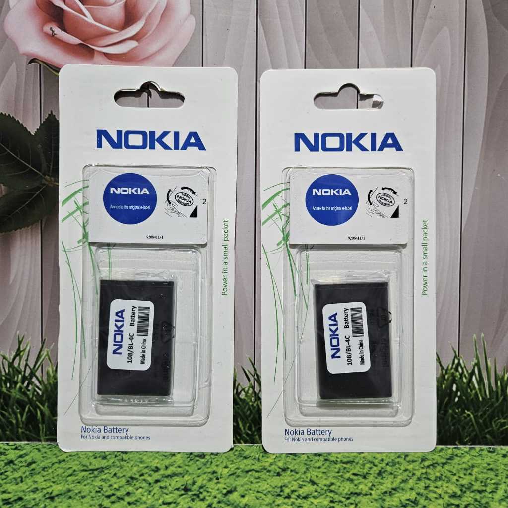BAT BATERAI BATRE NOKIA BL-4C ORI UNTUK NOKIA 6300 X2 5100 7270 890mAh 3.7V 3.8V