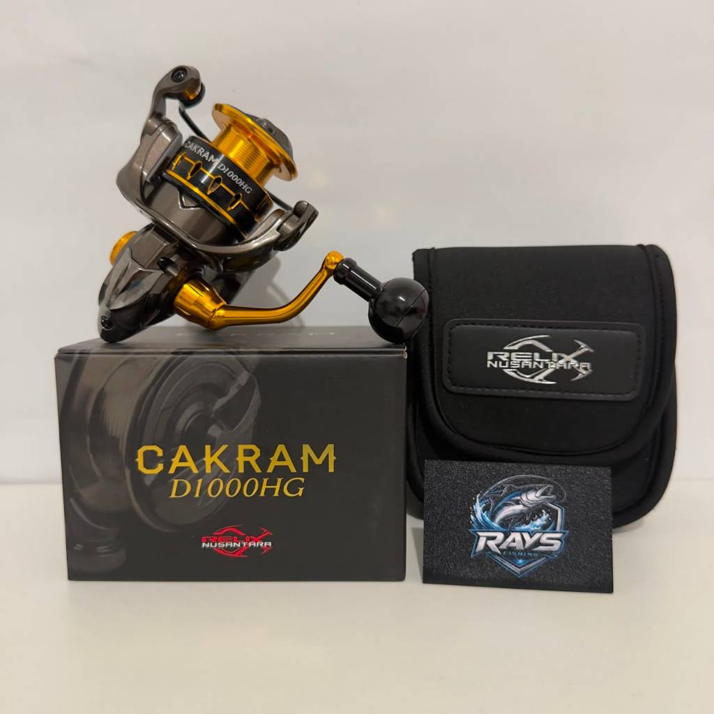 Reel Relix Nusantara CAKRAM Reel Spinning Casting Ultralight