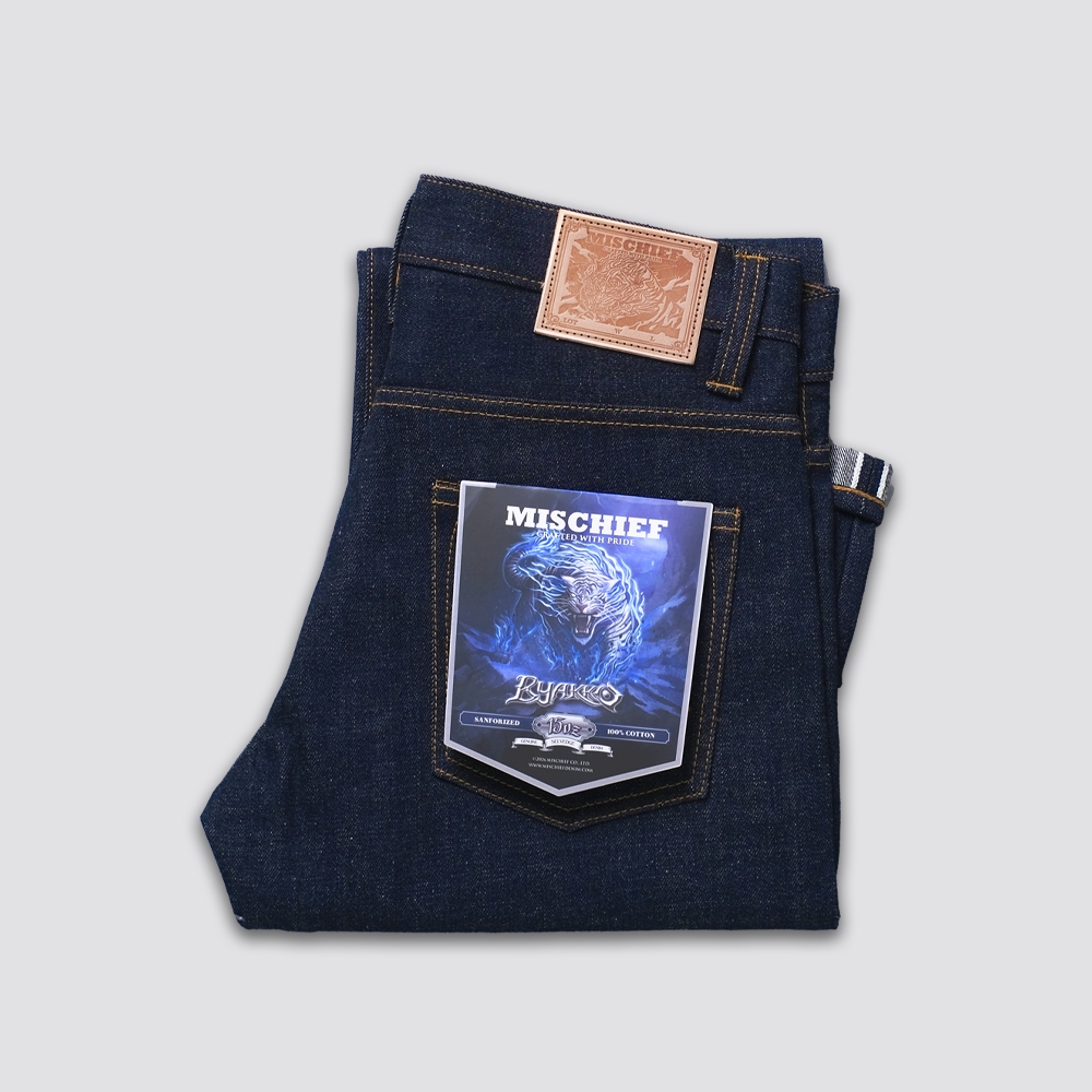Mischief Denim - BYAKKO ST 003 15oz - Slim Tube Selvedge Denim