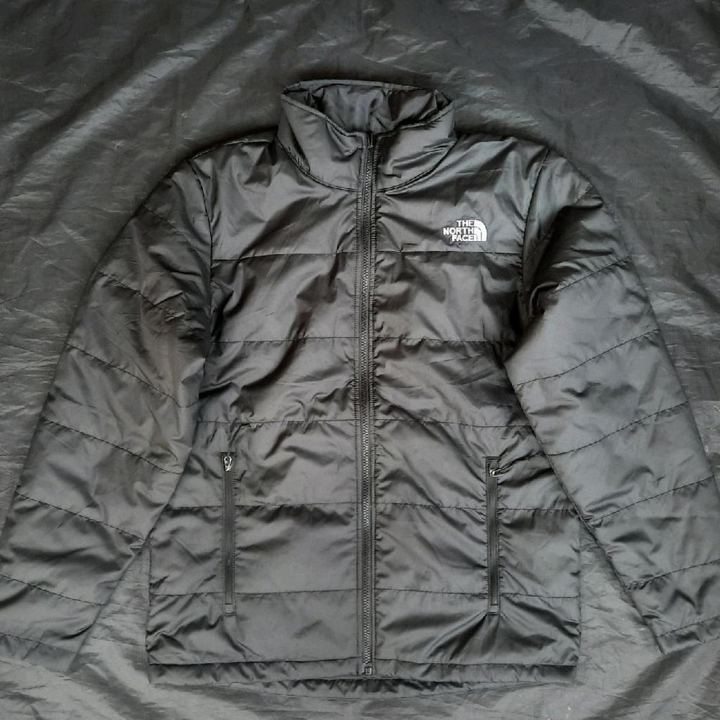 JAKET GUNUNG HIKING TRAVELLING ULTRALIGHT ORIGINAL TNF TH3 N9RTH F4C3 INNER TRICLIMATE MEN'S SYNTHET