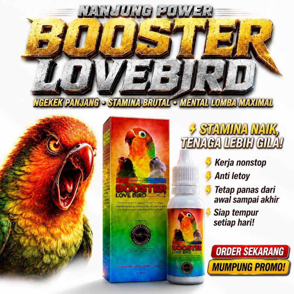 PENGGACOR BURUNG LOVEBIRD - PENGGACOR LOVEBIRD - DOPING LOVEBIRD - VITAMIN