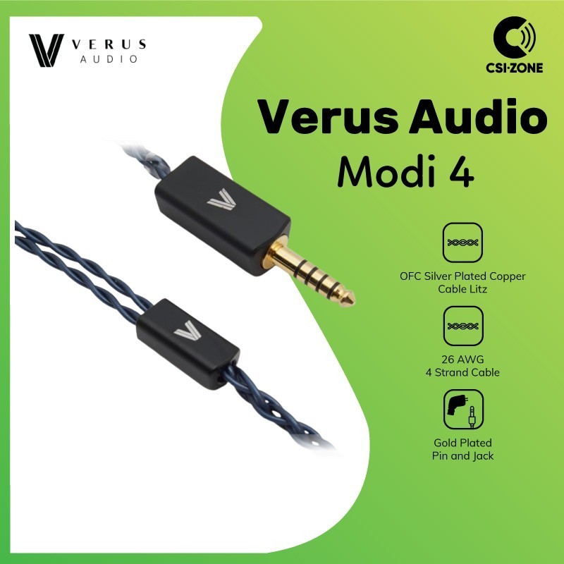Verus Audio Modi 4 OFC SPC Cable Litz For In Ear Monitor Earphone