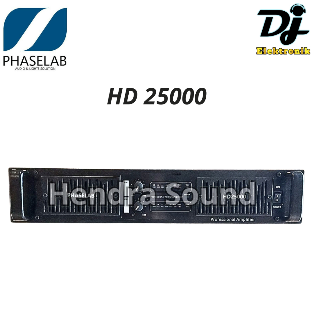 Power Amplifier Phaselab / Phase Lab HD 25000 / HD25000 - 2 Channel