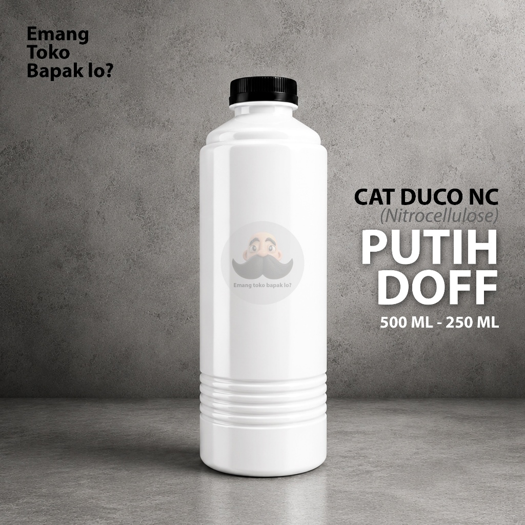 Cat Duco NC Nitrocellulose White Doff/ Putih Doff 250ml 500ml