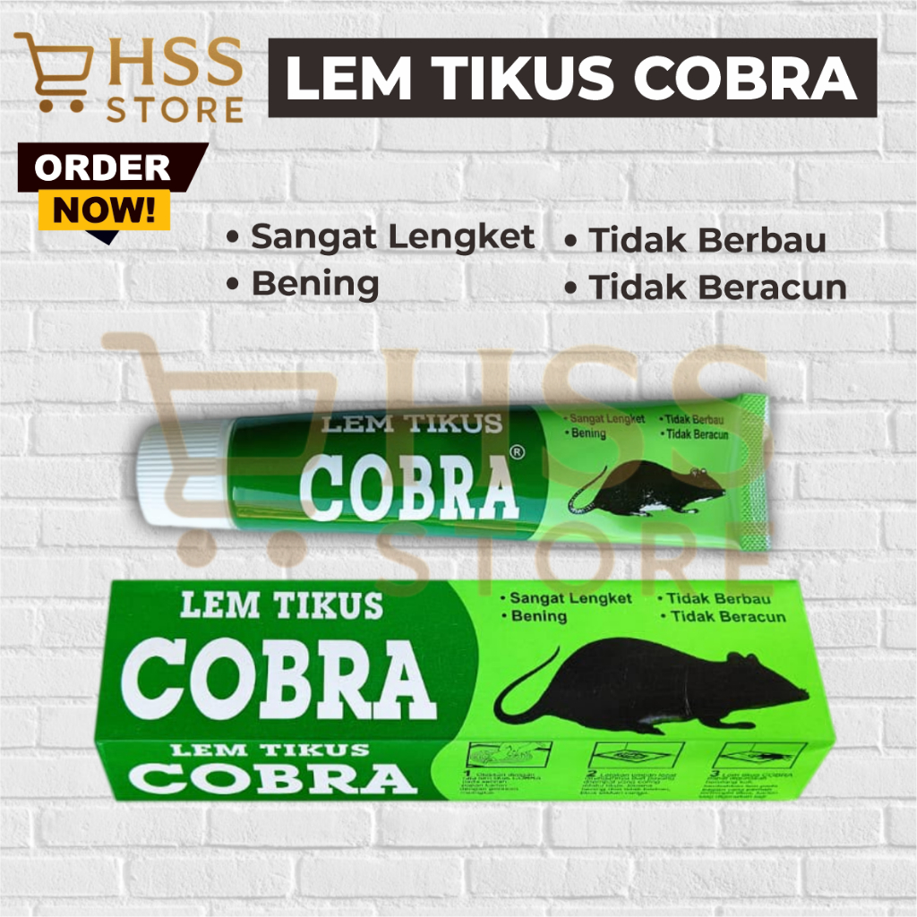 LEM TIKUS COBRA Ecer / Lem tikus Bening /  Lem  Tikus / Lem Perangkap Tikus / Lem Tikus Premium