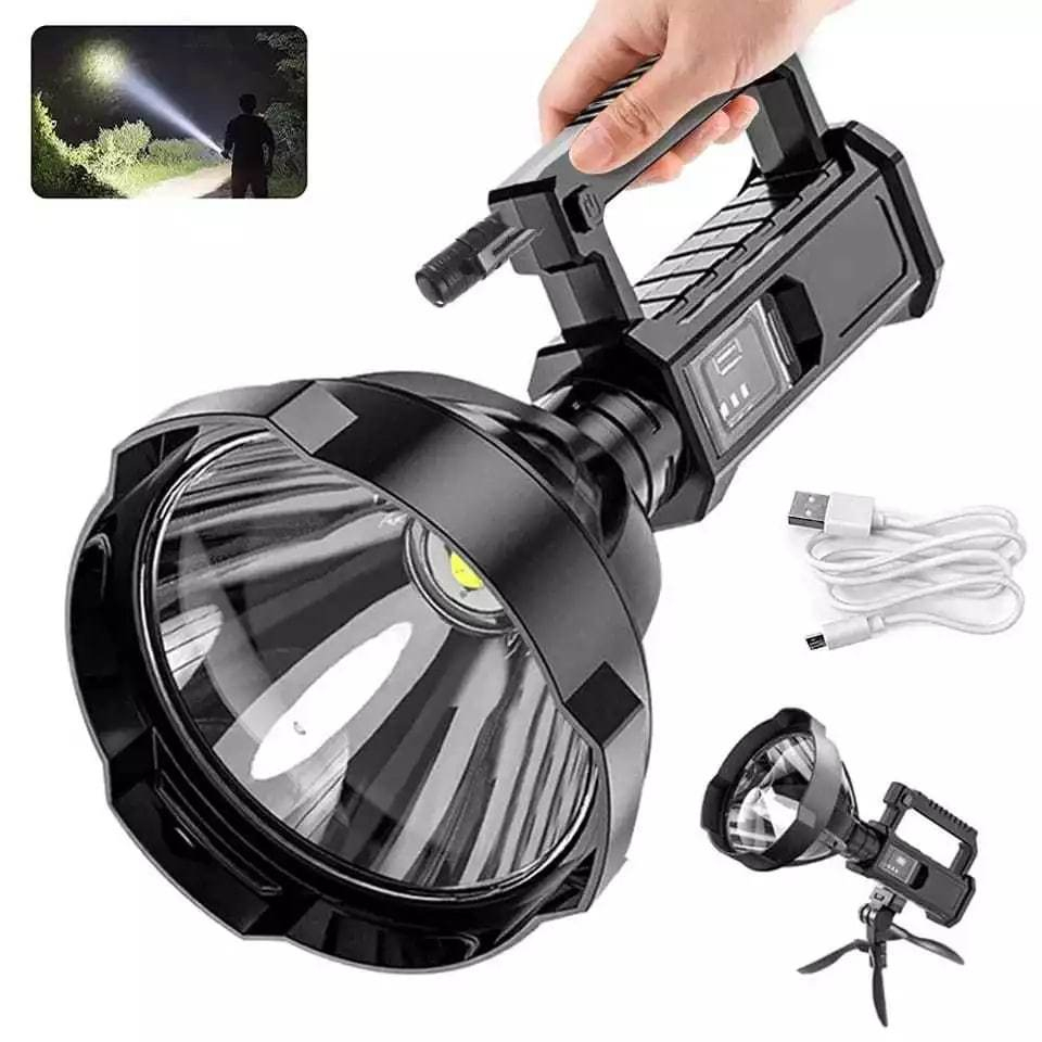 Senter Sorot Super Bright 9000 Lumens Big Lamp LED XHP50 USB Rechargeable Waterproof