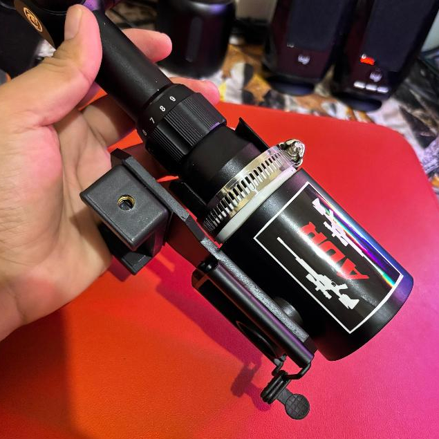 Mounting Camera Teleskop Vlog Lensa Jernih