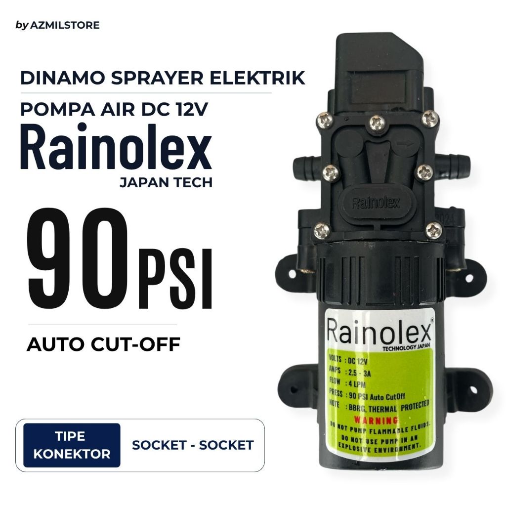 POMPA AIR DC 12V / DINAMO SPRAYER / RAINOLEX DINAMO DC 12V