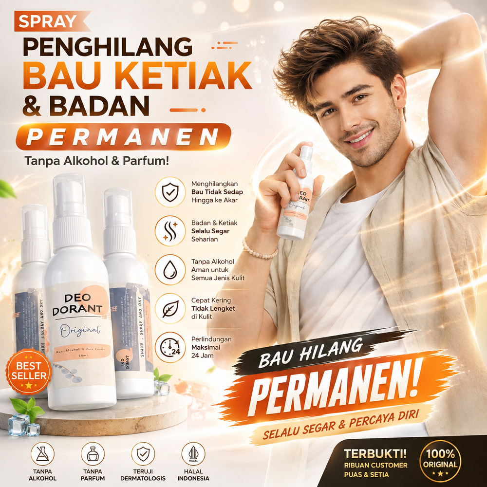 Penghilang Bau Ketiak Dan Badan Permanen