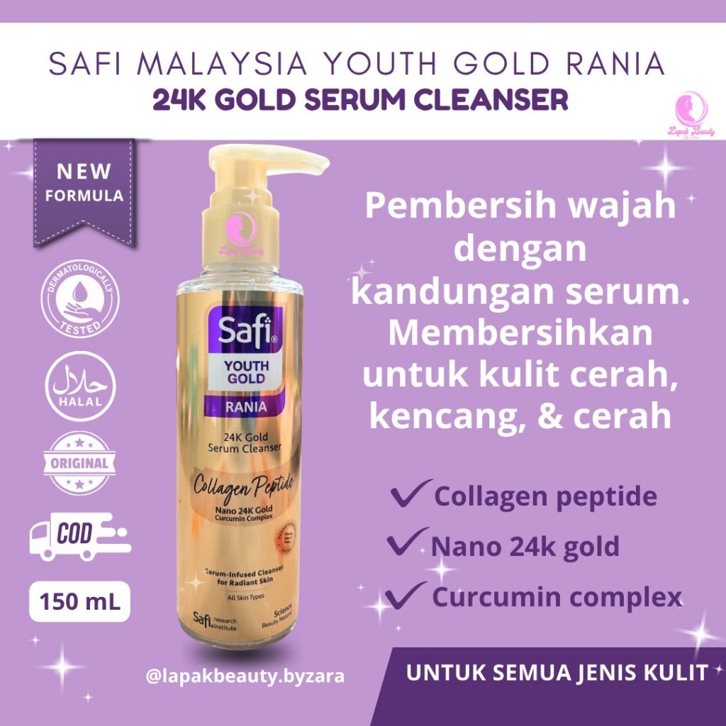 Safi Serum Cleanser  Facial Foam Facial Wash Facewash Pembersih Pencuci Wajah Safi Malaysia