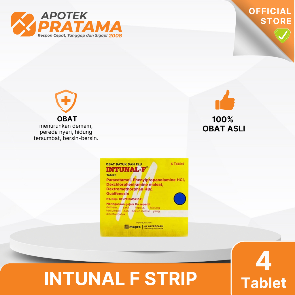 INTUNAL F STRIP (10 TABLET/4 TABLET)
