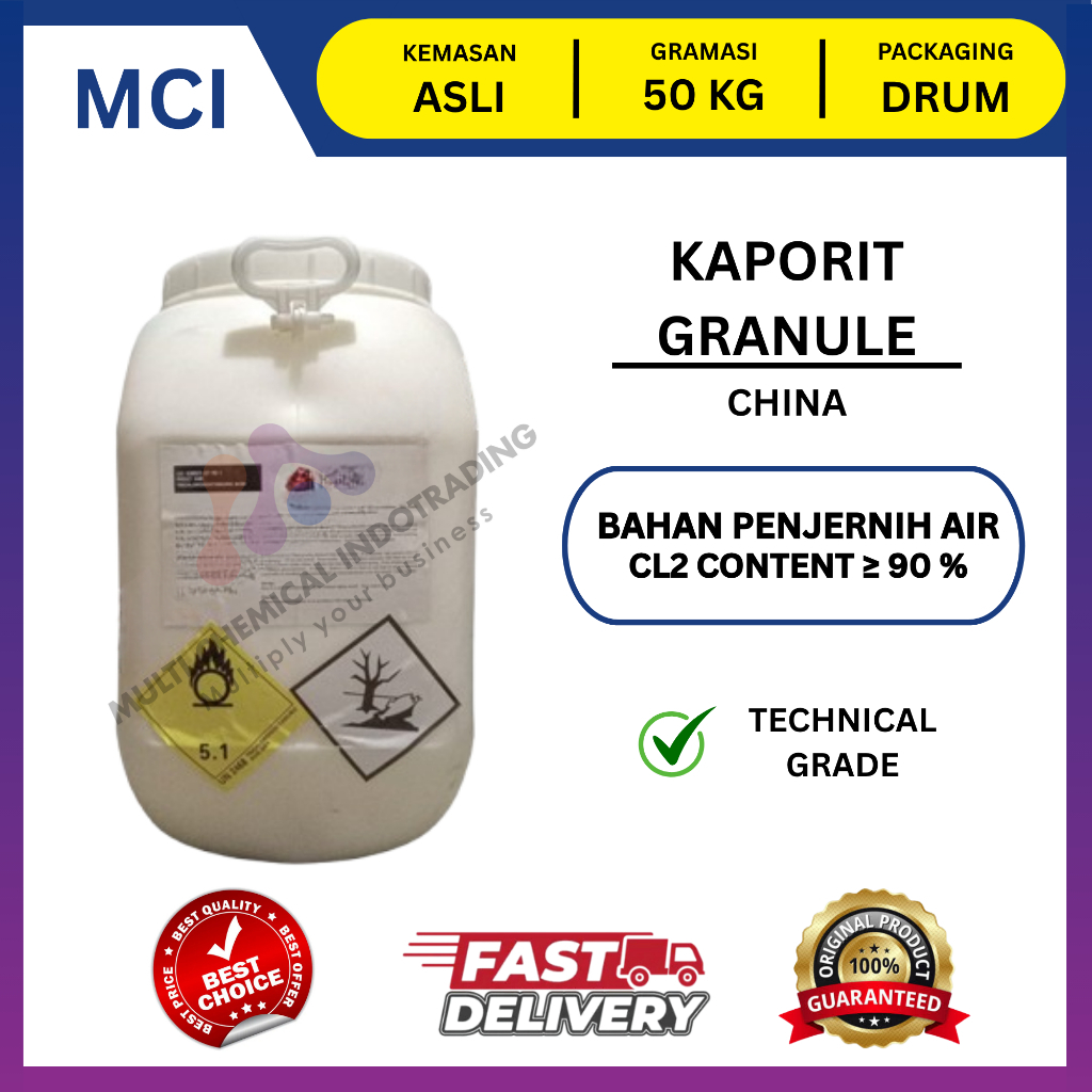 KAPORIT GRANULAR 90% / KAPORIT TCCA 90% GRANULAR || 1 DRUM 50 KG