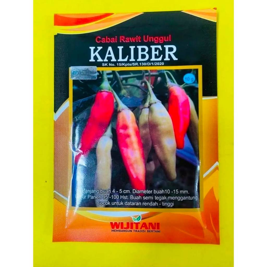 Benih Cabai Rawit Unggul Kaliber 1 kemasan