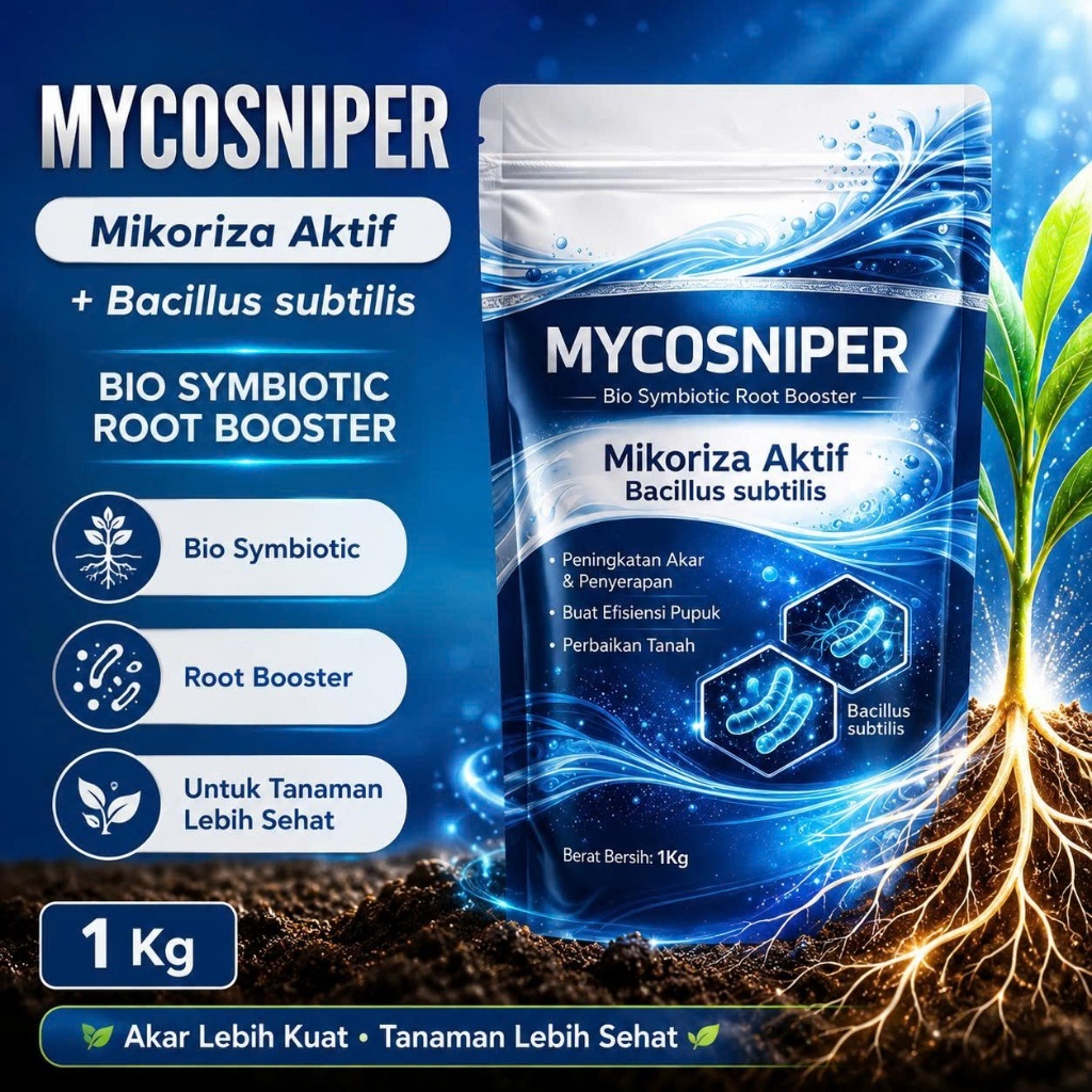 Mikoriza dan Bacillus subtilis 1 Kg untuk Pelebat Akar dan Perlindungan Tanaman