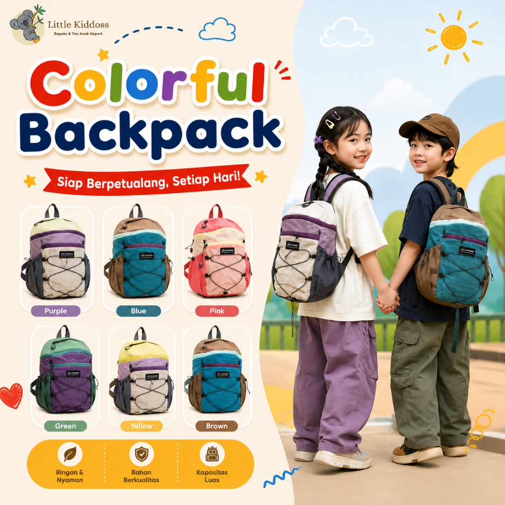 SENDO-BABF53 Tas ransel outdoor ultralight mini daypack hiking camping traveling backpack pria & wan