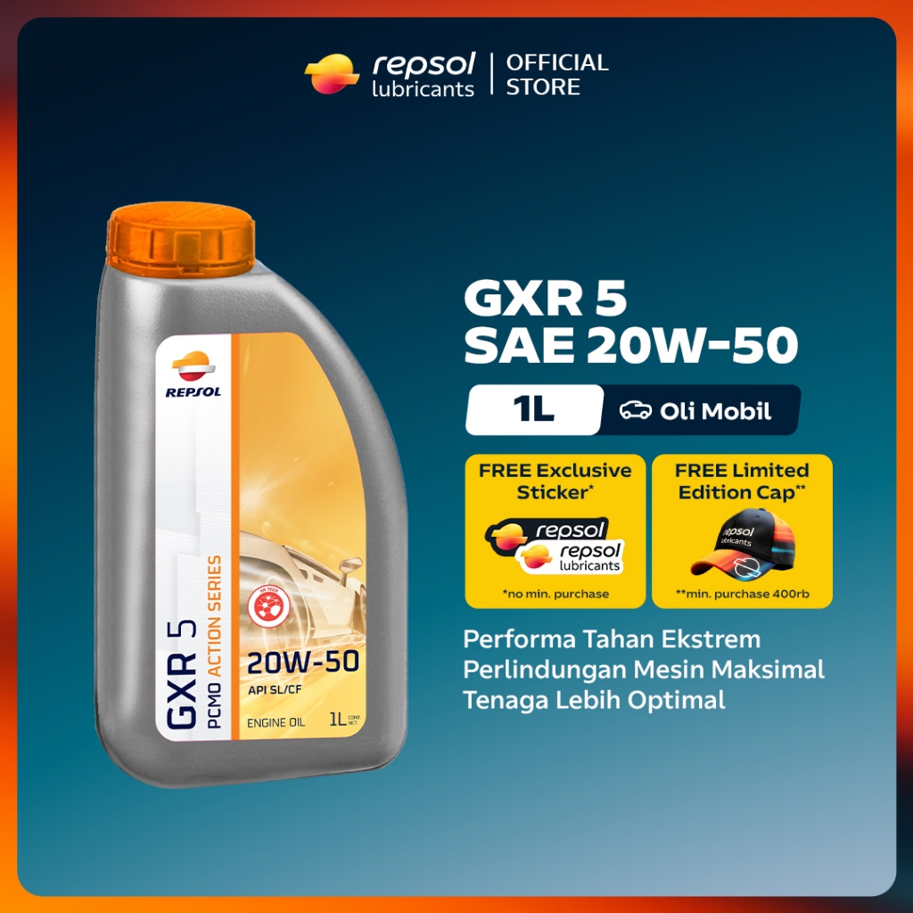 OLI MOBIL REPSOL GXR 5 SAE 20W-50