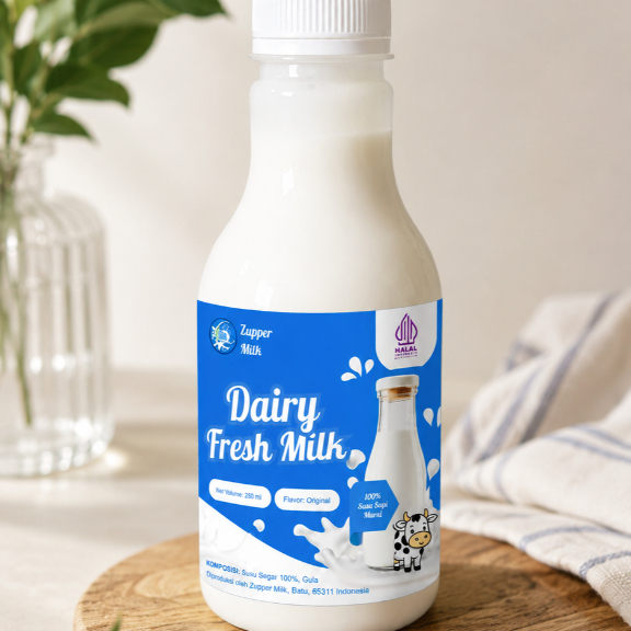 Susu Pasteurisasi 100% Susu Sapi Murni