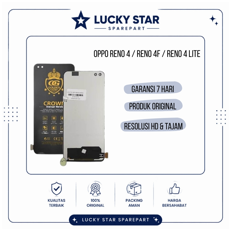 LCD TOUCHSCREEN OPPO RENO 4 / RENO 4F / 4 LITE ORIGINAL FULLSET COMPLETE / LCD OPPO RENO 4 / LCD OPP