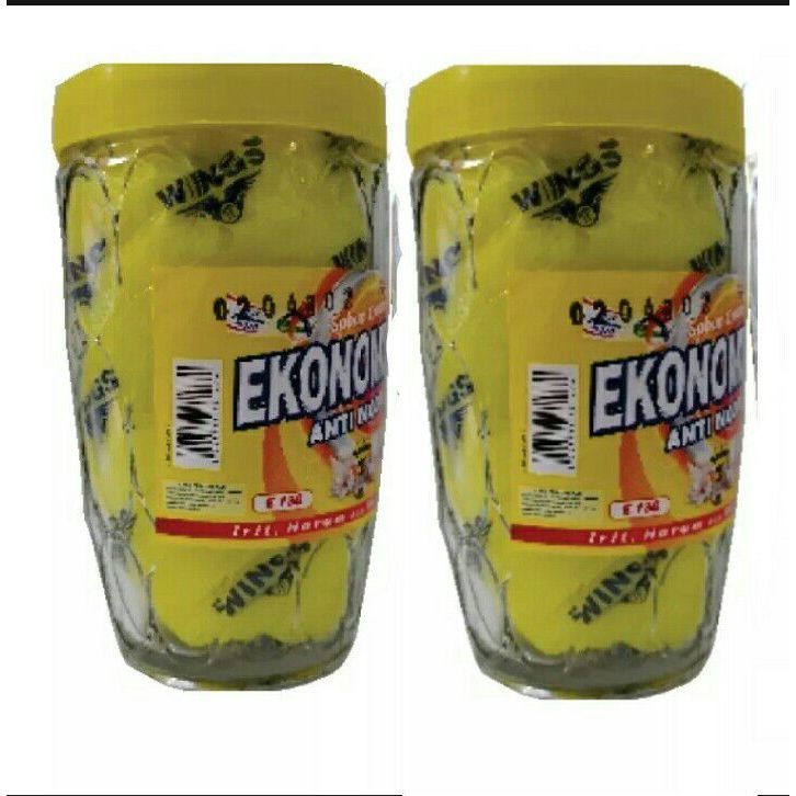 Sabun Cream Ekonomi Sabun Colek || Wings Biru || Cemerlang Kemasan Gelas Kaca (1 PCS)