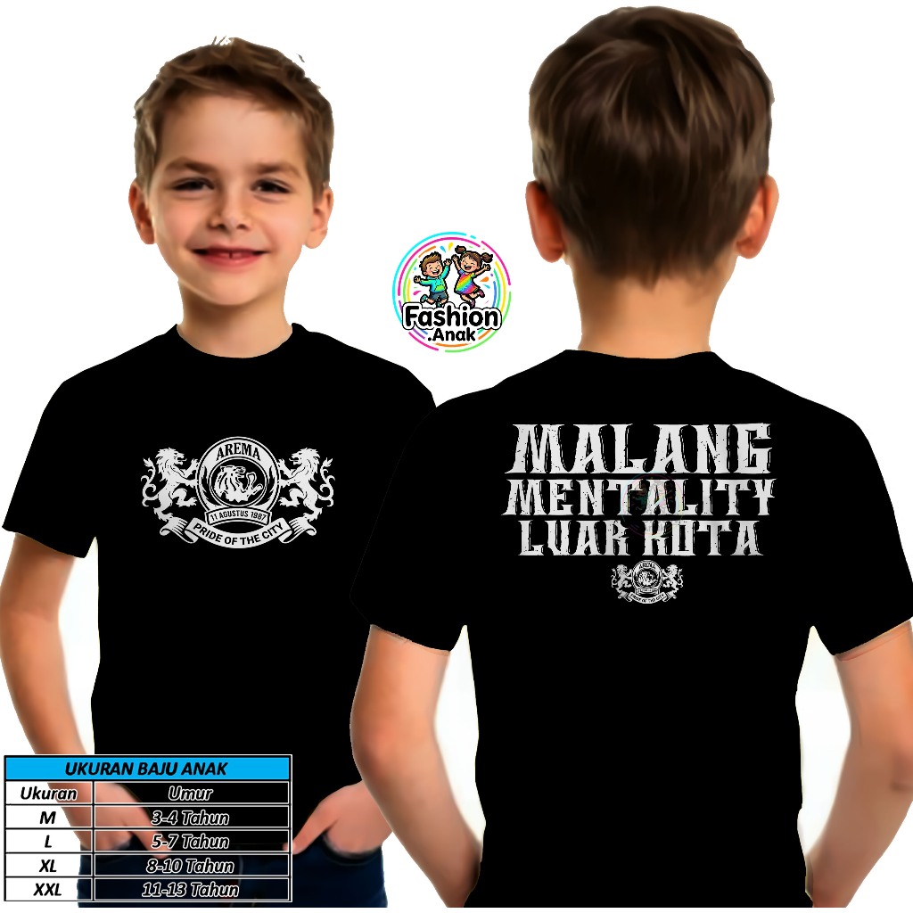 Kaos Anak Mentality Luar Kota Malang Terbaru