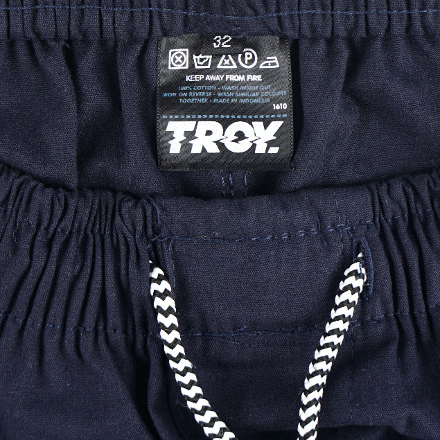 Troy Company Boardshort Navy Love Over Hate - Celana Pendek Pria Biru Navy BBC 3324