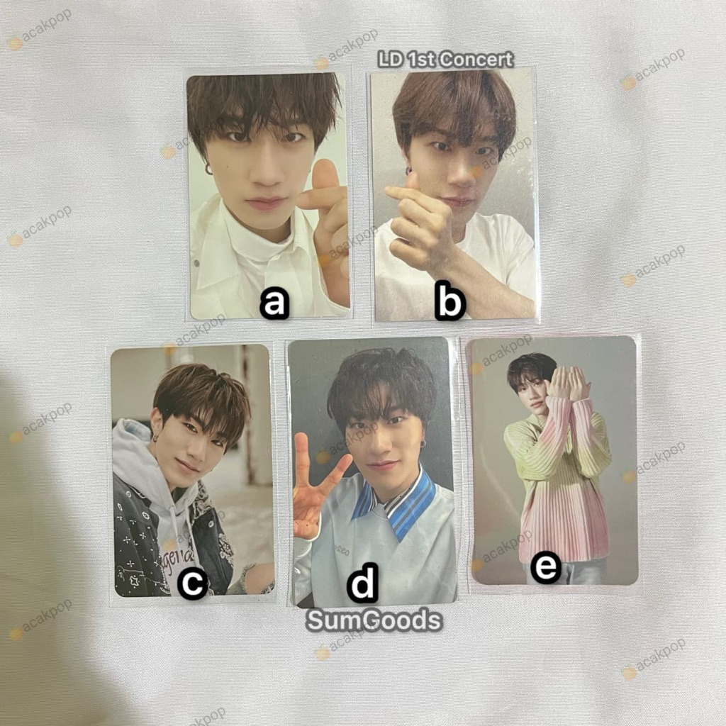 [READY-OFFICIAL] Photocard Yedam Treasure Peace Love Sign Hoodie 1st Concert Postcard Posca