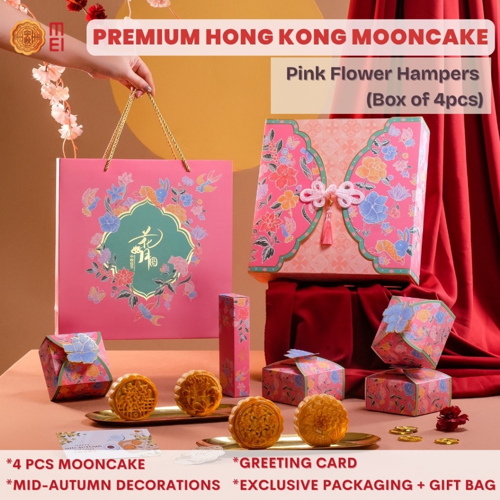 Premium Hampers Mooncake / Kue Bulan with Hongkong Ingredients