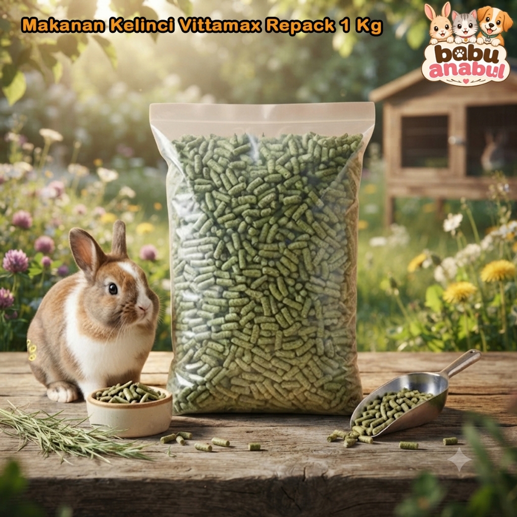 Vitamax 1kg Pelet Kelinci Marmut Rabbit Food GP Vita Max