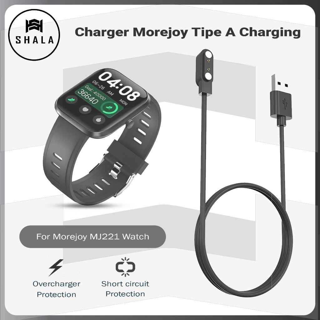 Kabel Charger Morejoy MJ221 Smartwatch Tipe A Charging