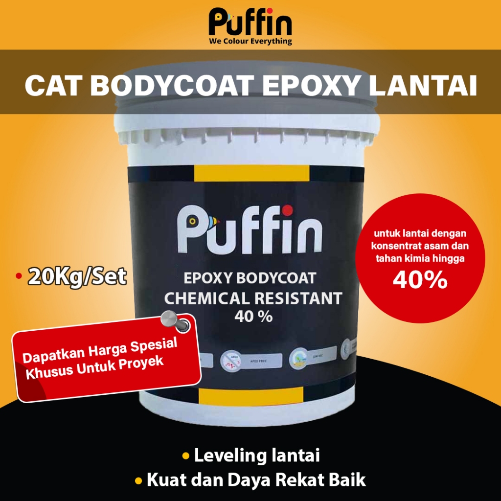 Puffin Epoxy Basecoat Chemical Resistant 40%